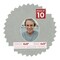 Light Grey Suede Mat Board for 6x8 Frames - Oval Opening for 4x5 Photos
